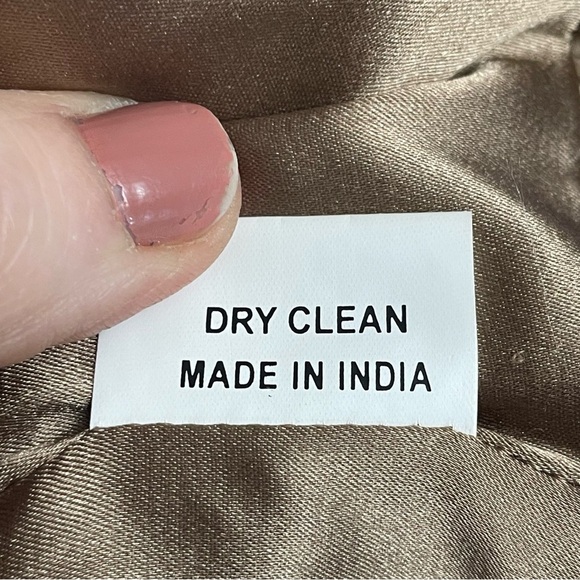 Hannah Jo 100% Silk Babydoll Dress Medium sequins bubble formal cocktail - Picture 4 of 8